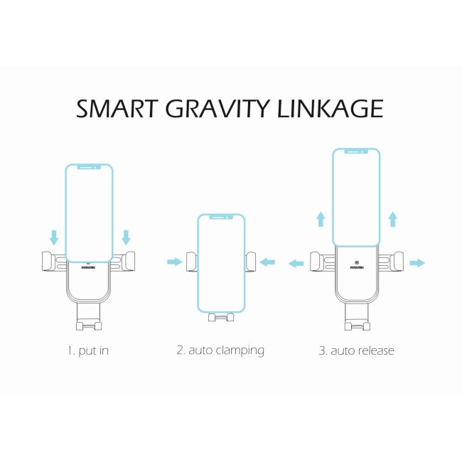 Swissten univerzálny držiak Gravity S-Grip G2-AV4 do ventilácie auta