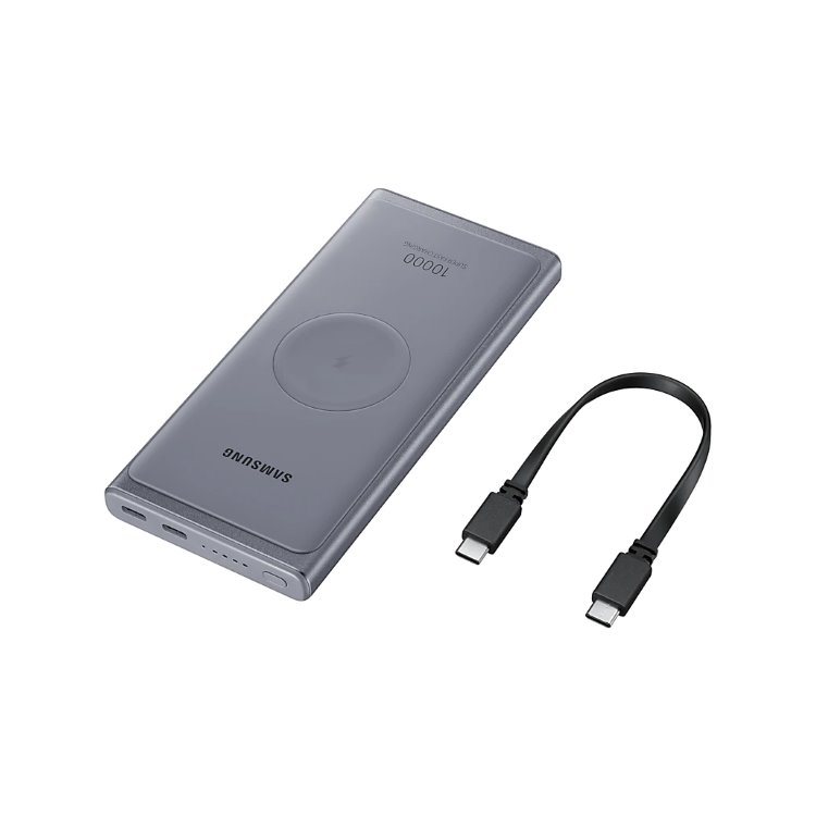 PowerBank Samsung 10000 mAh s bezdrôtovým nabíjaním (25W), gray