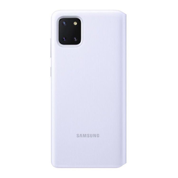 Puzdro Samsung S-View Wallet Cover EF-EN770PWE pre Samsung Galaxy Note 10 Lite - N770F, White