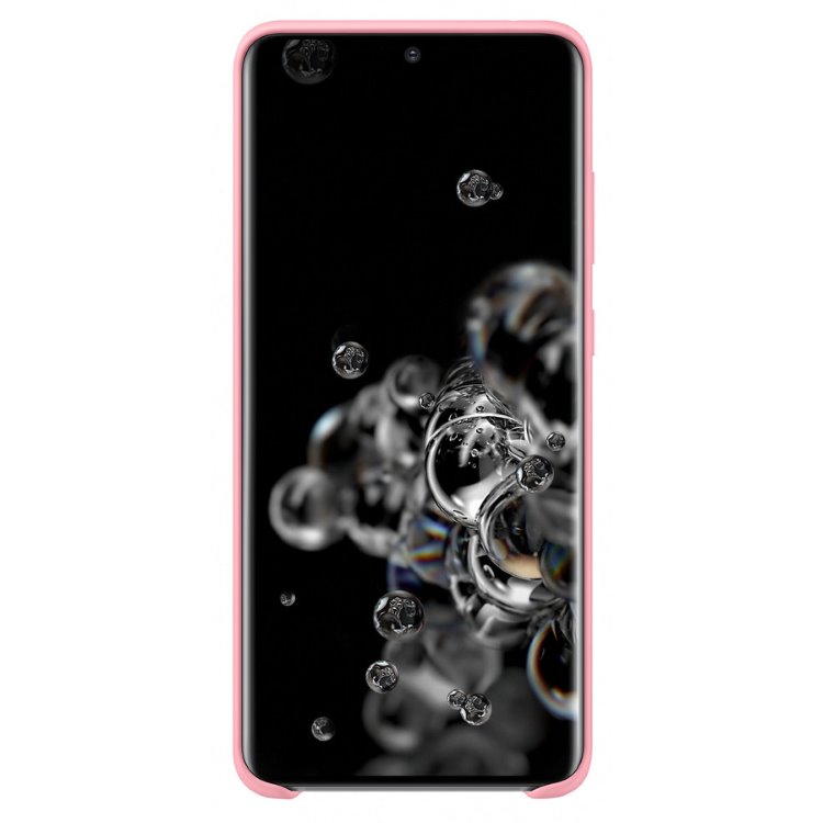 Puzdro Silicone Cover pre Samsung Galaxy S20 Ultra, pink