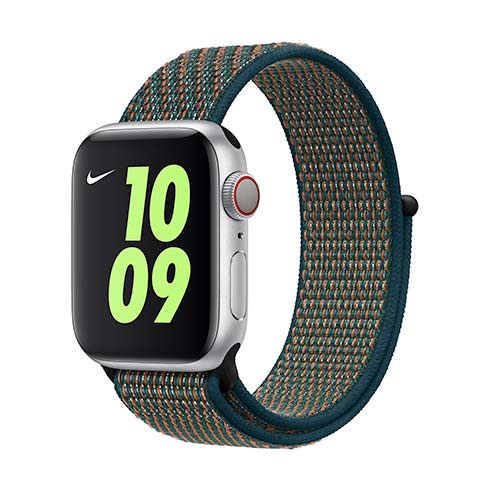 Apple Watch 40mm Hyper Crimson/Neptune Green Nike Sport Loop