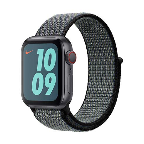 Apple Watch 40mm World Indigo/Lime Blast Nike Sport Loop