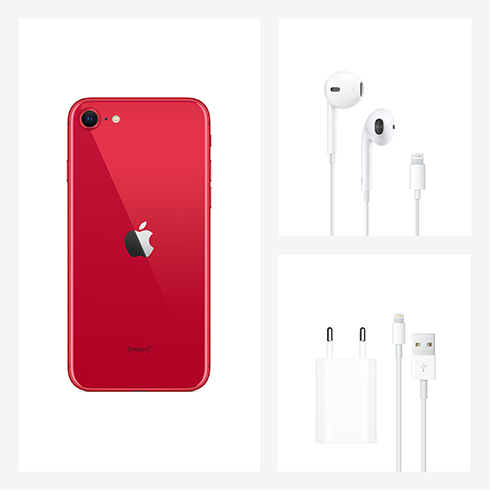 iPhone SE (2020), 64GB, červená