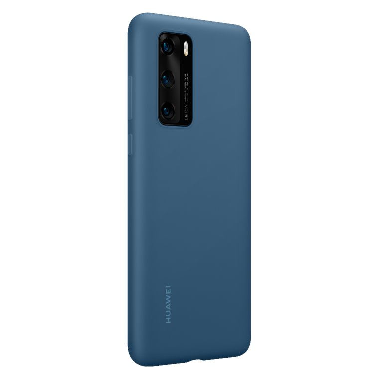 Puzdro originálne Silicone Case pre Huawei P40, blue