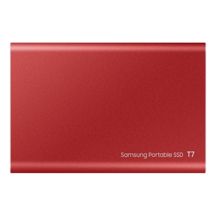 Samsung SSD T7, 500GB, USB 3.2, red