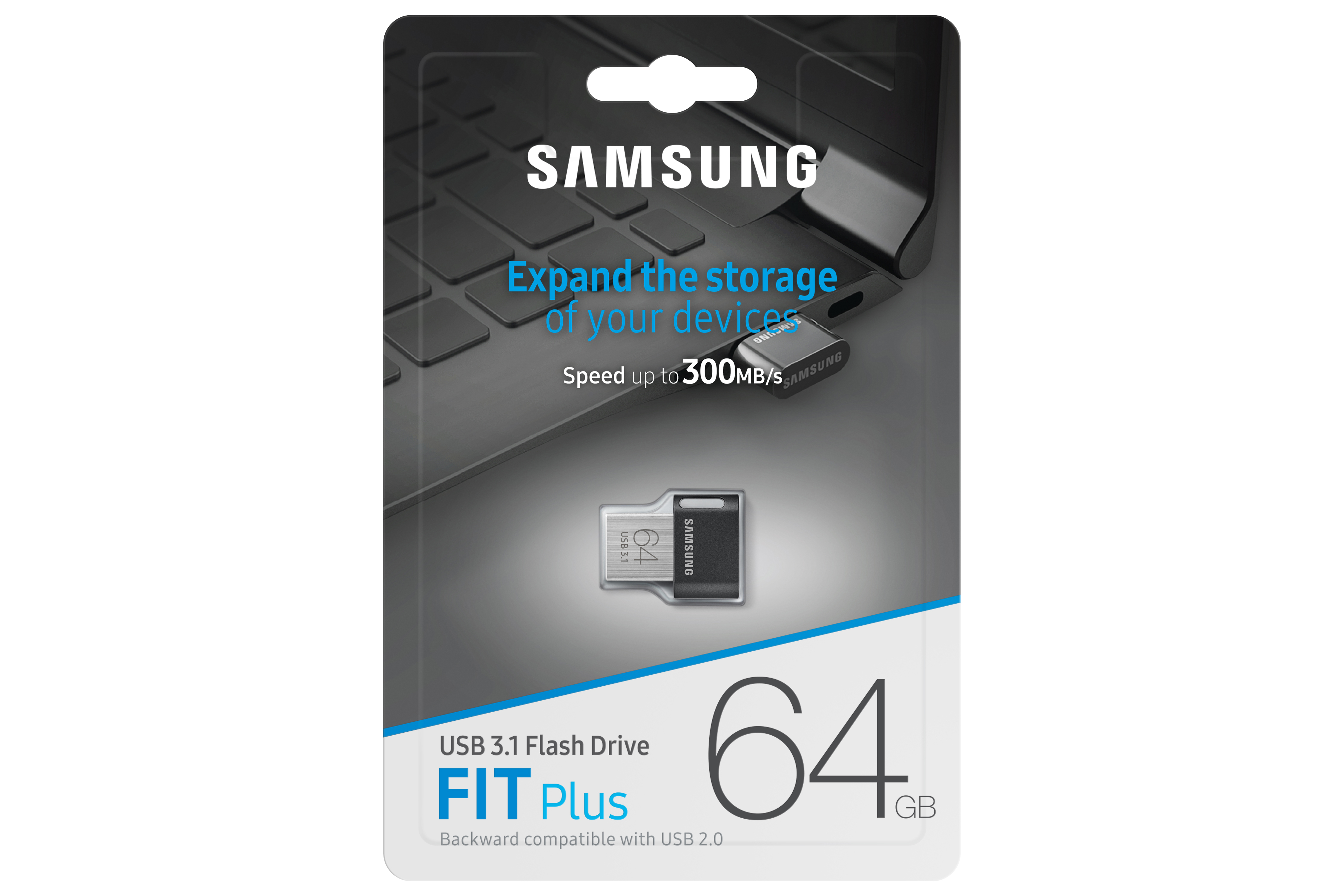 USB kľúč Samsung FIT Plus, 64 GB, USB 3.1