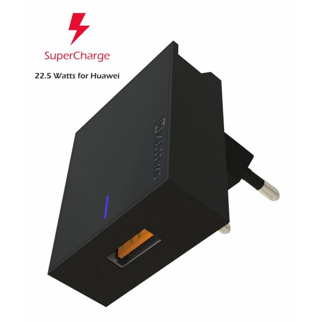 Rýchlonabíjačka Swissten Huawei Super Charge 22.5W, čierna