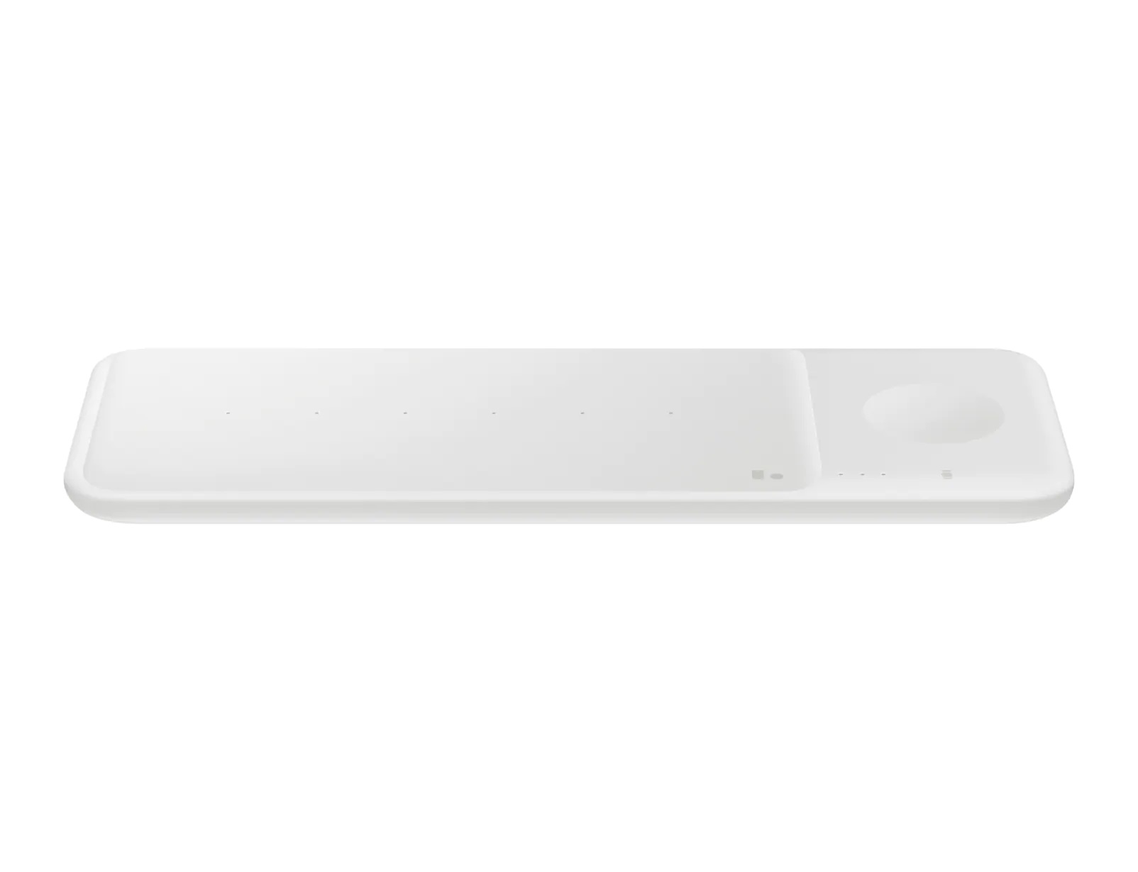 Bezdrôtová nabíjačka Samsung Trio s adaptérom a káblom, biela