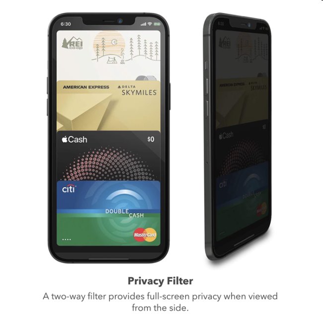 Ochranná fólia na mieru pre smartfón Invisible Shield Ultra Privacy Plus