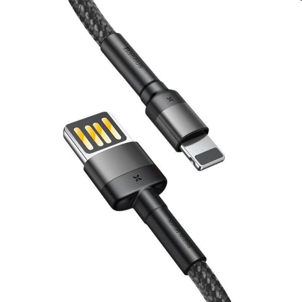 Baseus Cafule Cable (Special Edition) USB/Lightning 1.5A 2m, šedo/čierny