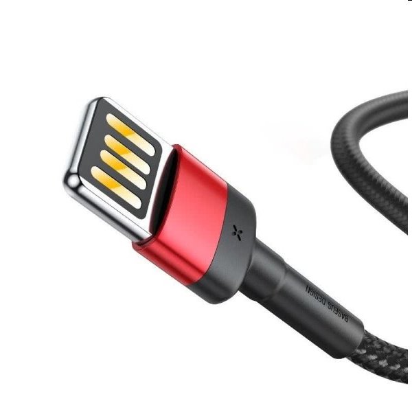 Baseus Cafule Cable (Special Edition) USB/Lightning 2.4A 1m, červeno/čierny