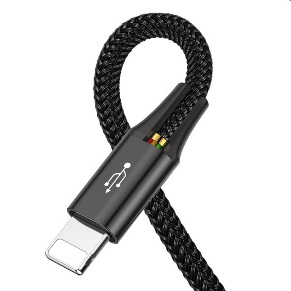 Baseus Fast 4v1 kábel USB-A/Micro-USB+2xLightning+USB-C 3.5A 1.2m