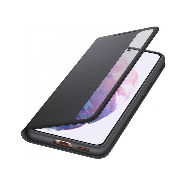Puzdro Clear View Cover pre Samsung Galaxy S21 Plus - G996B, black (EF-ZG996C)