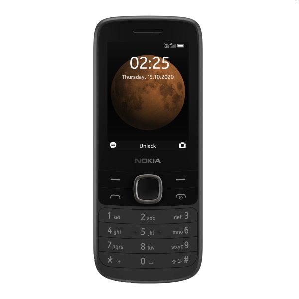 Nokia 225 4G Dual SIM, čierny