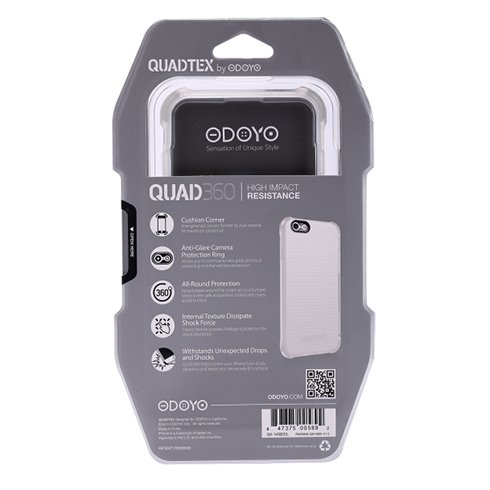 Odoyo kryt Quad360 pre iPhone 6/6s, crystal clear
