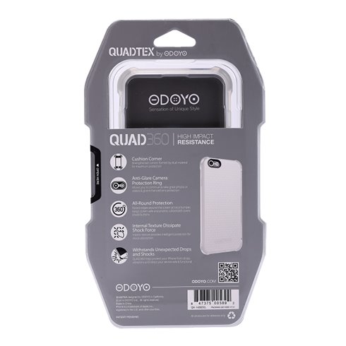 Odoyo kryt Quad360 pre iPhone 6 Plus/ 6s Plus, crystal clear
