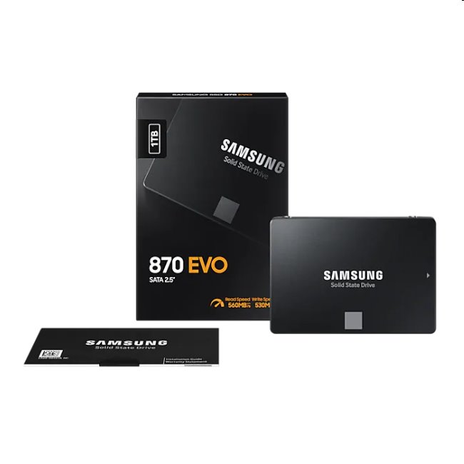 Samsung SSD 870 EVO, 1TB, SATA III 2.5" (MZ-77E1T0B/EU)