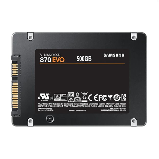 Samsung SSD 870 EVO, 500GB, SATA III 2.5" (MZ-77E500B/EU)