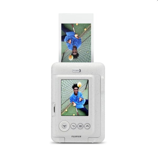 Fotoaparát Fujifilm Instax Mini LiPlay, biely