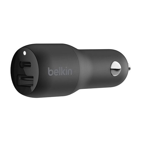Duálna rýchlonabíjačka do auta Belkin 30W USB-C 18W a USB-A 12W