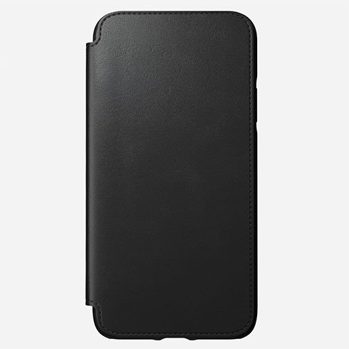 Knižkové odolné puzdro Nomad pre iPhone 11 Pro Max, čierne