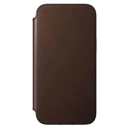 Odolné knižkové púzdro s Magsafe Nomad pre iPhone 12 Pro Max, hnedé
