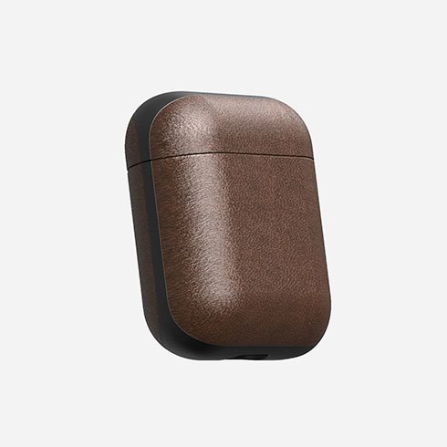 Odolné púzdro Nomad pre Apple Airpods, hnedé