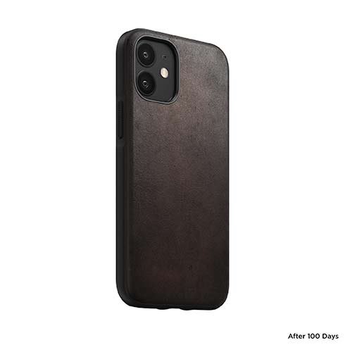 Odolné púzdro Nomad pre iPhone 12 mini, hnedé