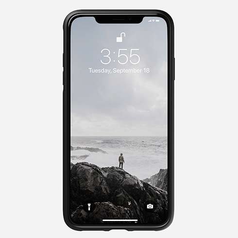 Odolné púzdro Nomad pre iPhone XS Max, hnedé
