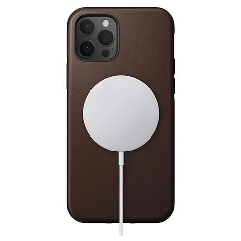 Odolné púzdro Nomad s Magsafe pre iPhone 12/12 Pro, hnedé