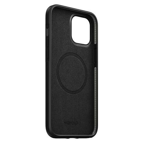 Odolné púzdro Nomad s Magsafe pre iPhone 12 Pro Max, čierne