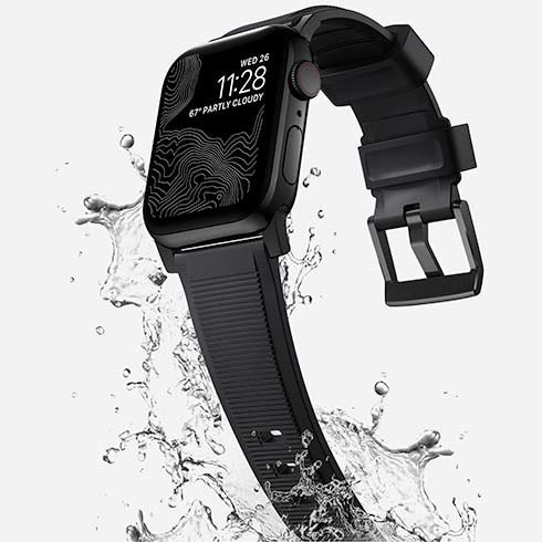 Športový remienok Nomad pre Apple Watch 42/44 mm, čierny