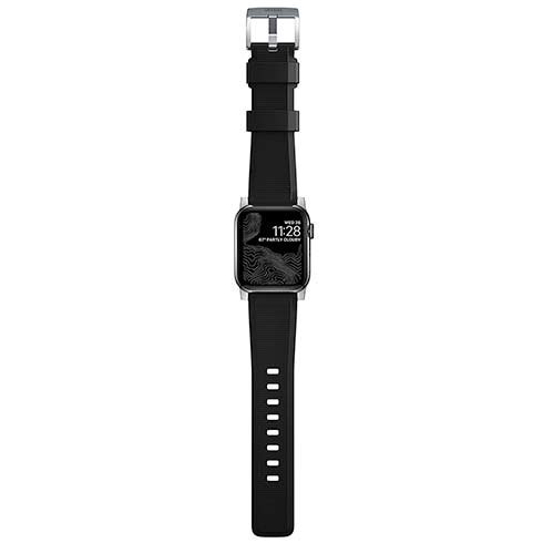 Športový remienok Nomad pre Apple Watch 42/44 mm, strieborný