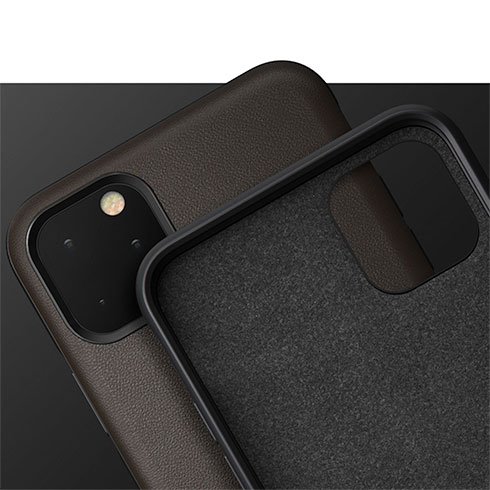 Vodoodpudivé odolné púzdro Nomad pre iPhone 11 Pro Max, hnedé