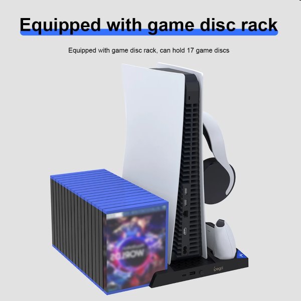 Dokovacia stanica iPega P5013 pre PlayStation 5, Dualsense a Pulse 3D