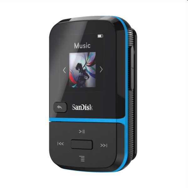 Prehrávač SanDisk MP3 Clip Sport Go 32 GB, modrý