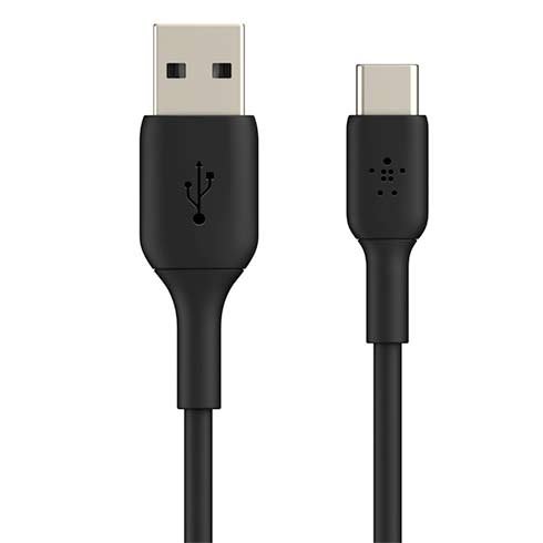 Dátový kábel Belkin USB-A na USB-C 1m, čierny