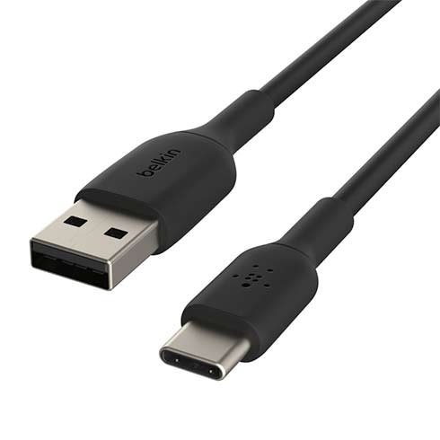 Dátový kábel Belkin USB-A na USB-C 3m, čierny