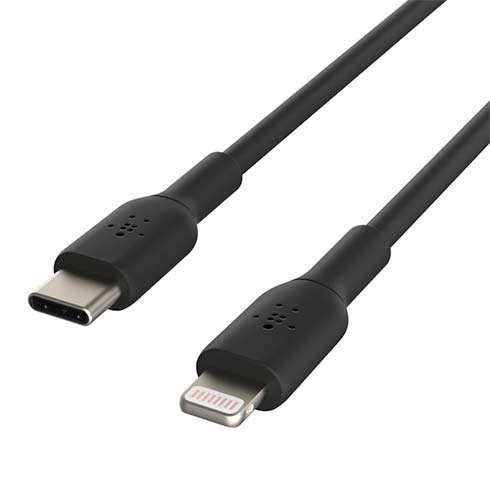 Dátový kábel Belkin USB-C na Lightning 1.2m, čierny