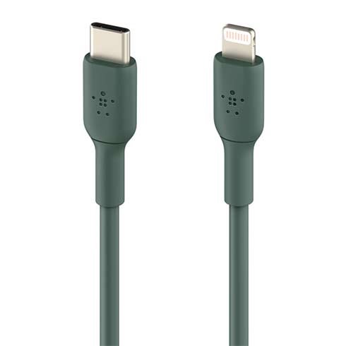Dátový kábel Belkin USB-C na Lightning 1.2m, zelený