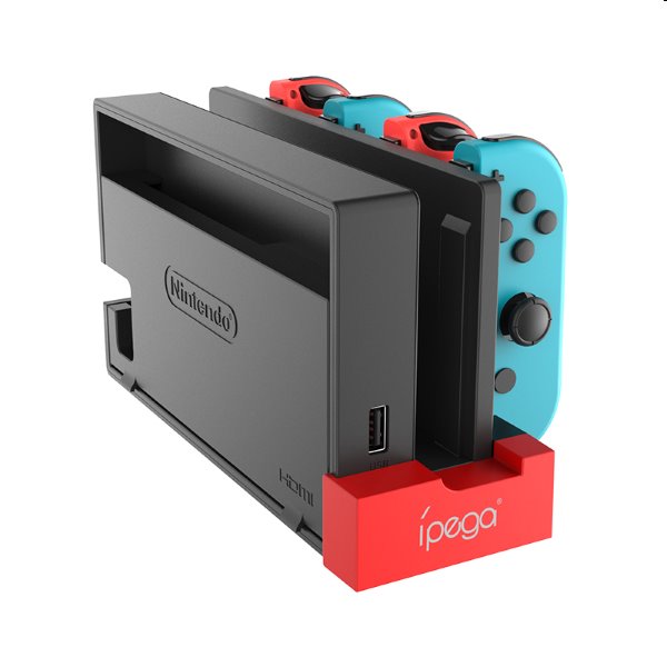 Nabíjacia stanica iPega 9186 pre Nintendo Switch Joy-con, black