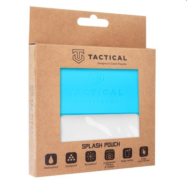 Tactical univerzálne vodeodolné puzdro pre smartfóny XXL, blue (IPX8)