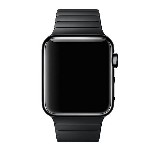 Elegantný kovový remienok Devia Link Series pre Apple Watch 40mm, čierny