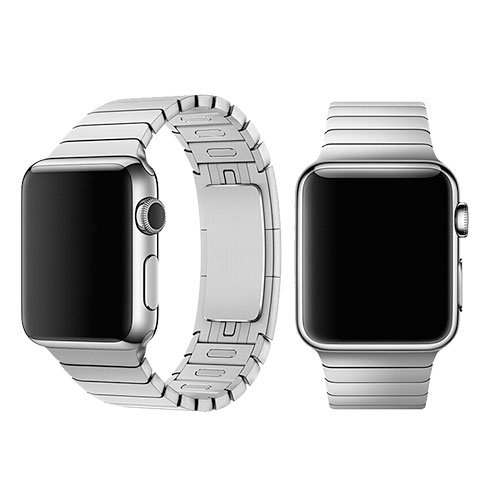Elegantný kovový remienok Devia Link Series pre Apple Watch 44mm, strieborný