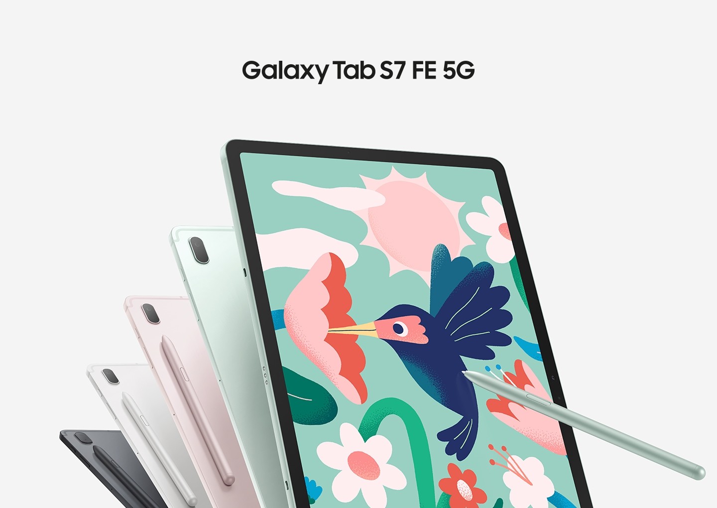 Samsung Galaxy Tab S7 FE 5G - T736, 4/64GB, green