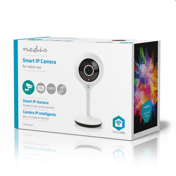 Nedis IP Camera WIFICI05WT WiFi, HD 720p