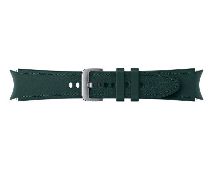 Náhradný hybridný kožený remienok pre Samsung Galaxy Watch4 (veľkosť M/L), zelená