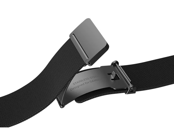 Náhradný kovový remienok pre Samsung Galaxy Watch4 (veľkosť M/L), čierna