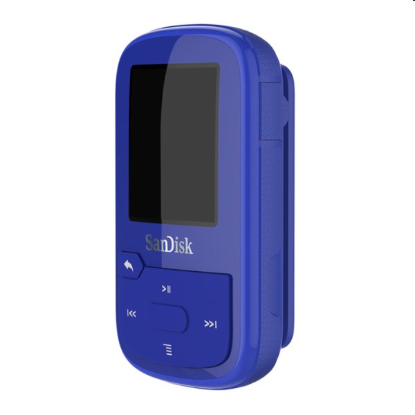 Prehrávač SanDisk MP3 Clip Sport Plus 32 GB, modrý