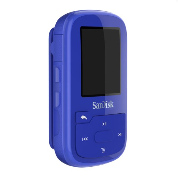 Prehrávač SanDisk MP3 Clip Sport Plus 32 GB, modrý